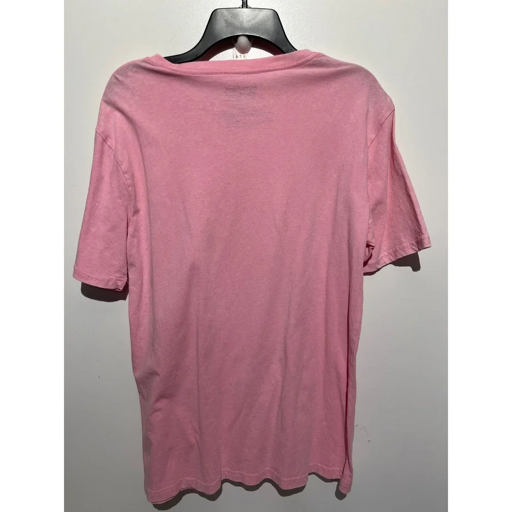 Strawberry Shortcake‎ Pink Graphic Tee Retro Cartoon Short Sleeve Shirt Small